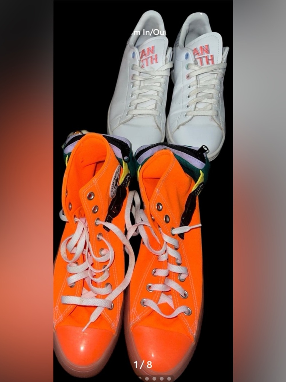 Shoe bundle converse/adidas woman size 10-10.5